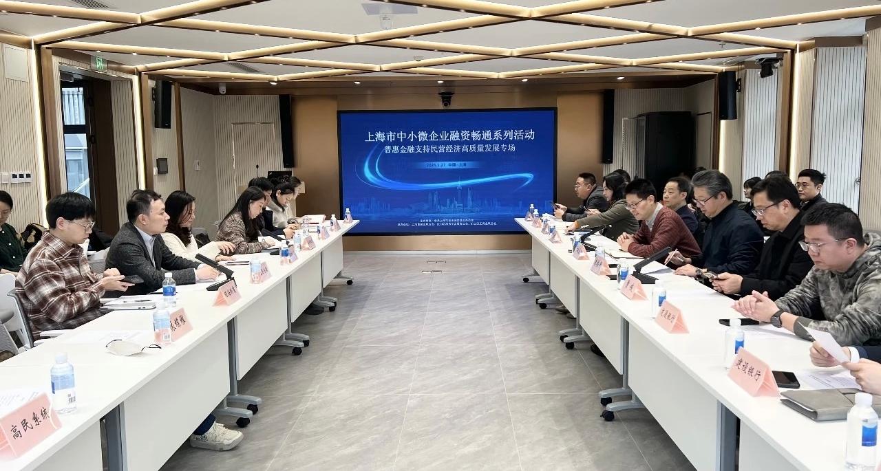 上海市中小微企业融资畅通系列活动之普惠金融支持民营经济高质量发展专场成功举办